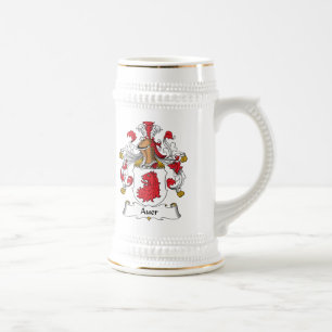 Caneca De Cerveja Crista da família de Auer