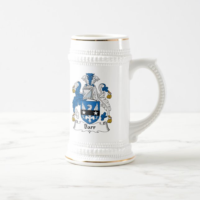 Caneca De Cerveja Crista da família de Barr (Direita)