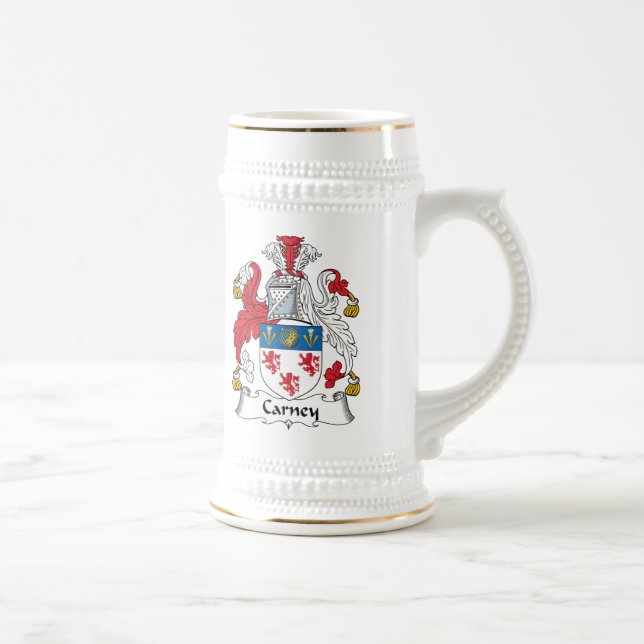 Caneca De Cerveja Crista da família de Carney (Direita)