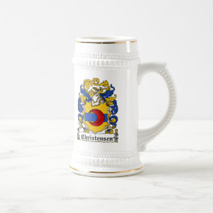 Caneca De Cerveja Crista da família de Christensen