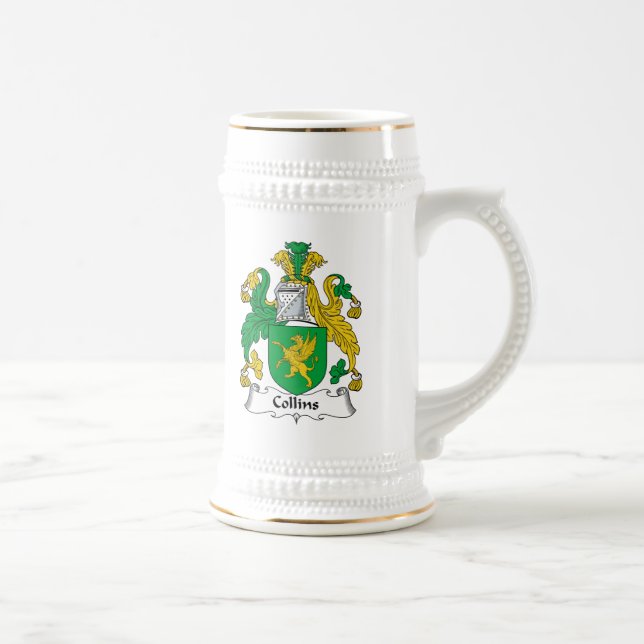 Caneca De Cerveja Crista da família de Collins (Direita)
