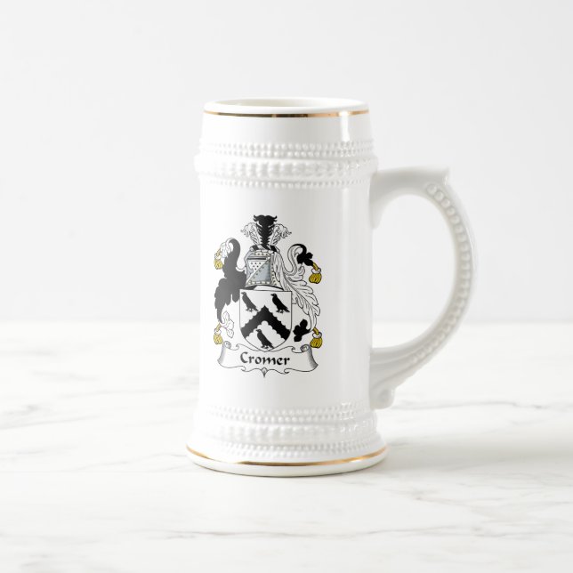 Caneca De Cerveja Crista da família de Cromer (Direita)