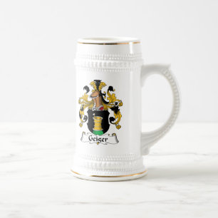 Caneca De Cerveja Crista da família de Geiger
