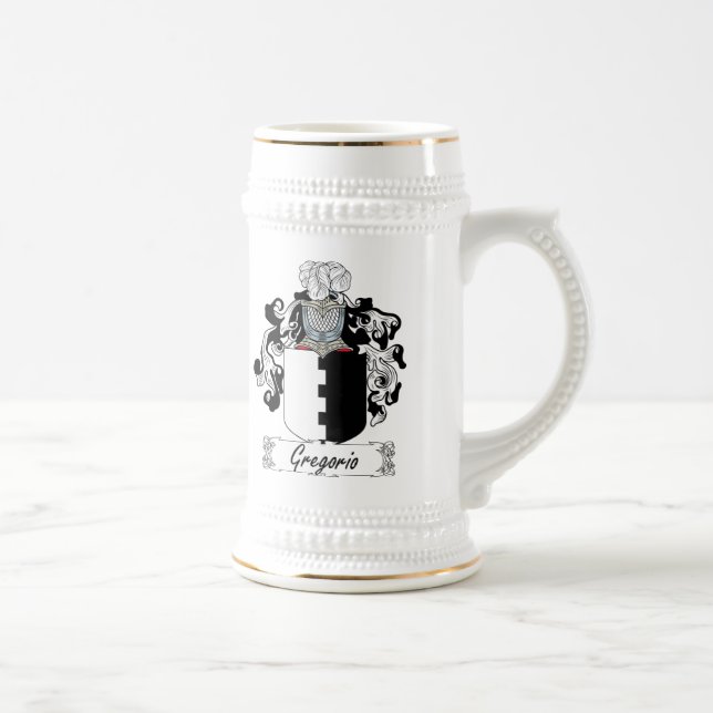 Caneca De Cerveja Crista da família de Gregorio (Direita)