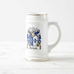 Caneca De Cerveja Crista da família de Hansen