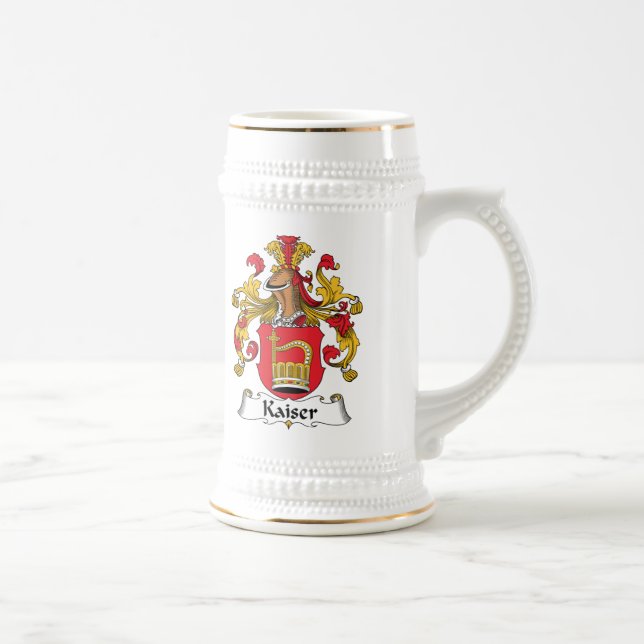 Caneca De Cerveja Crista da família de Kaiser (Direita)