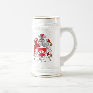Caneca De Cerveja Crista da família de Kerr