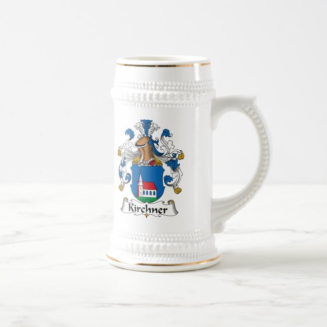 Caneca De Cerveja Crista da família de Kirchner (Direita)