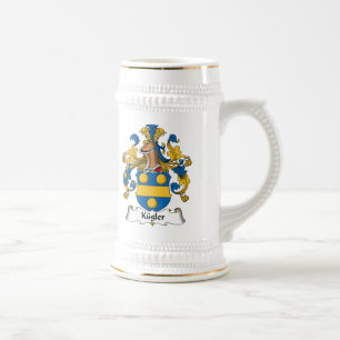Caneca De Cerveja Crista da família de Kugler