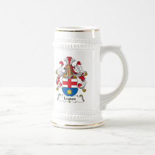 Caneca De Cerveja Crista da família de Leyden