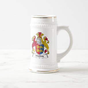 Caneca De Cerveja Crista da família de Maddox
