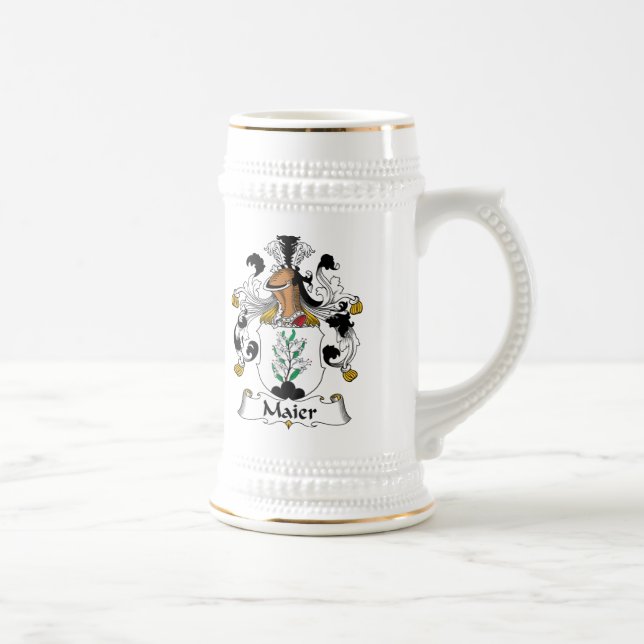 Caneca De Cerveja Crista da família de Maier (Direita)