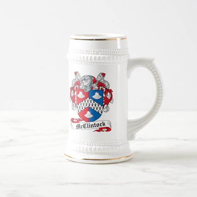 Caneca De Cerveja Crista da família de McClintock (Direita)