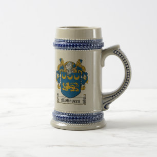 Caneca De Cerveja Crista da família de McGovern