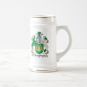 Caneca De Cerveja Crista da família de O'Shaughnessy