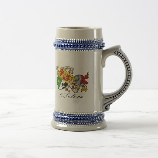 Caneca De Cerveja Crista da família de O'Sullivan (Direita)