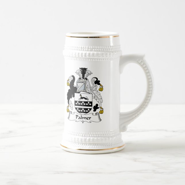 Caneca De Cerveja Crista da família de Palmer (Direita)