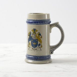 Caneca De Cerveja Crista da família de Peirse
