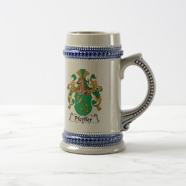 Caneca De Cerveja Crista da família de Pfeiffer (Direita)