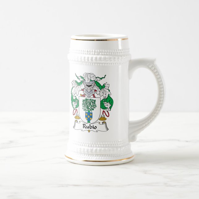 Caneca De Cerveja Crista da família de Rubio (Direita)