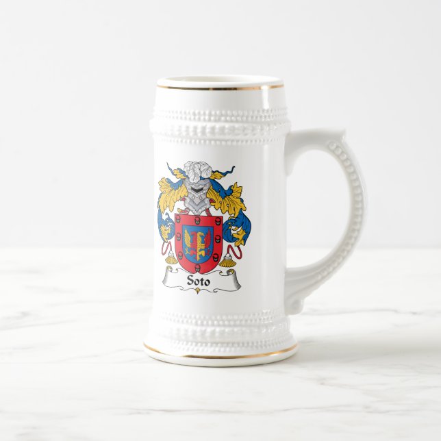 Caneca De Cerveja Crista da família de Soto (Direita)