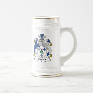 Caneca De Cerveja Crista da família de Teasdale