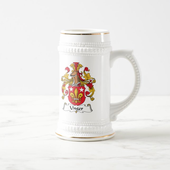 Caneca De Cerveja Crista da família de Unger (Direita)