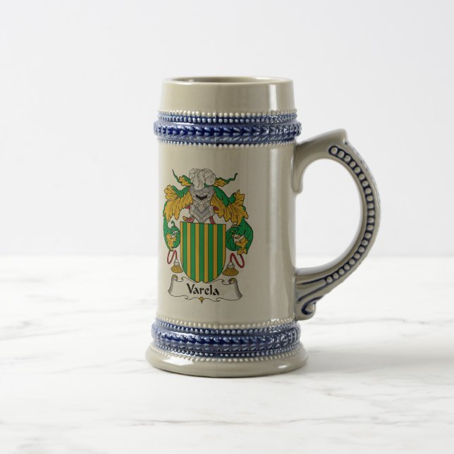 Caneca De Cerveja Crista da família de Varela (Direita)
