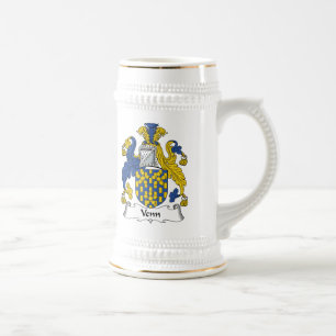 Caneca De Cerveja Crista da família de Venn