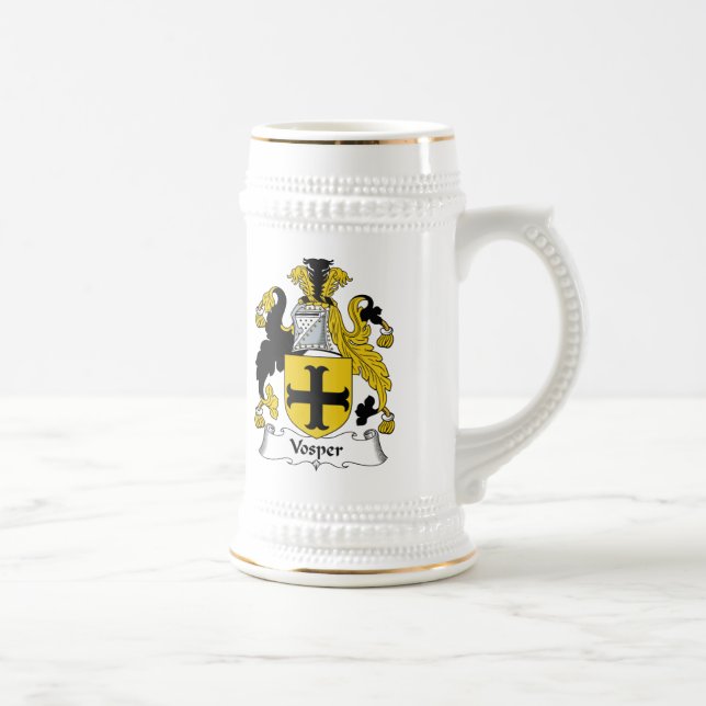 Caneca De Cerveja Crista da família de Vosper (Direita)