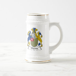 Caneca De Cerveja Crista da família de Warren