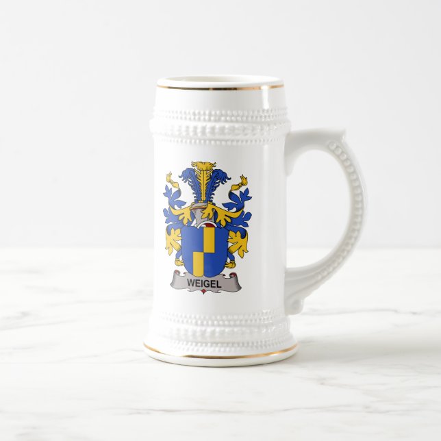 Caneca De Cerveja Crista da família de Weigel (Direita)