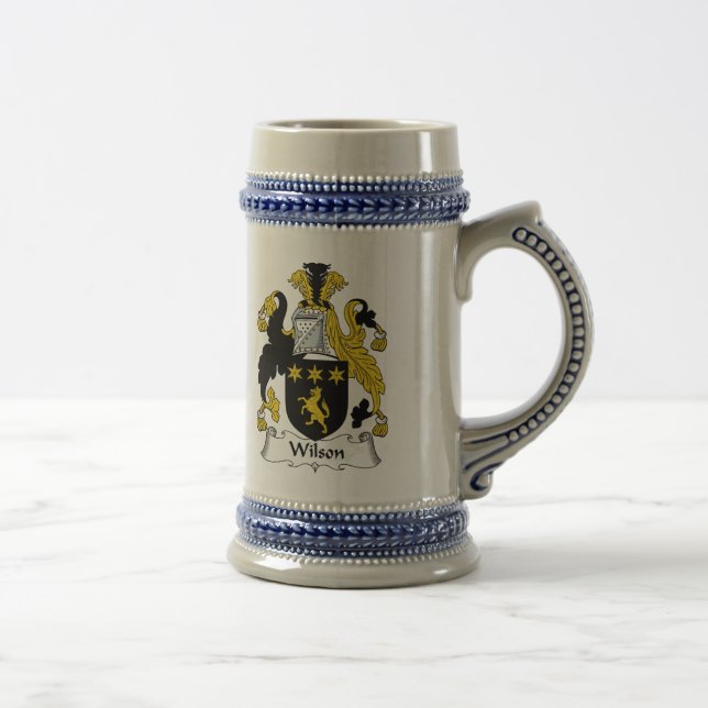 Caneca De Cerveja Crista da família de Wilson (Direita)