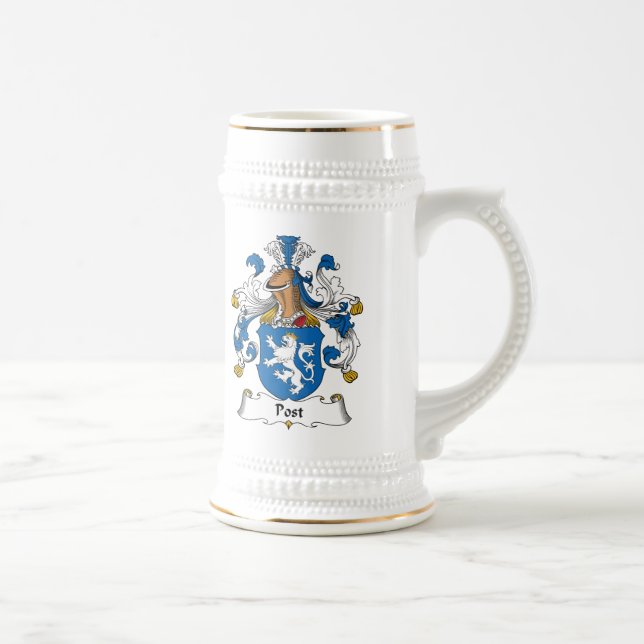 Caneca De Cerveja Crista da família do cargo (Direita)