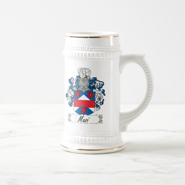 Caneca De Cerveja Crista da família do Masi (Direita)