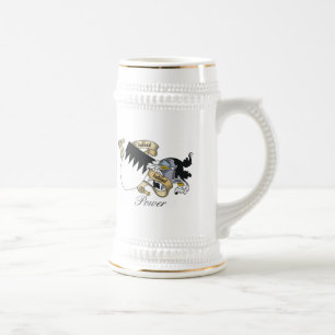 Caneca De Cerveja Crista da família do poder