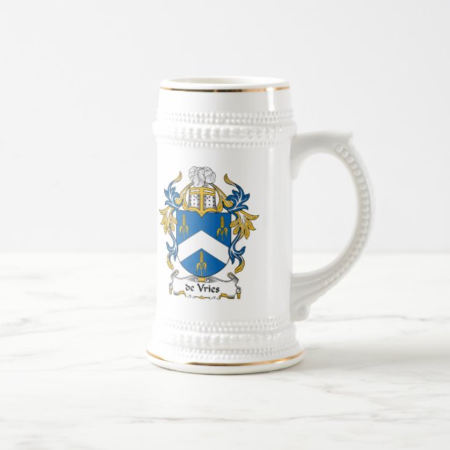 Caneca De Cerveja crista de de Vries Família (Direita)