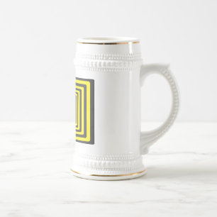 Caneca De Cerveja Cuidado, Flor Solar