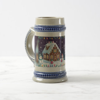 Caneca De Cerveja Cumprimentos Aconchegantes de Natal