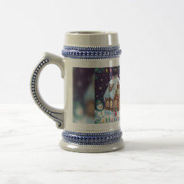 Caneca De Cerveja Cumprimentos Aconchegantes de Natal