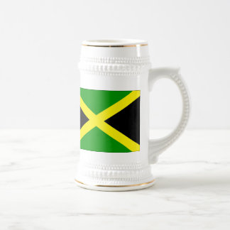 Caneca de cerveja da bandeira de Jamaica