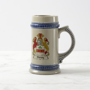 Caneca de cerveja da brasão - crista da família