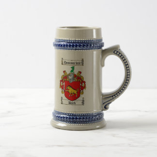 Caneca de cerveja da brasão de Baird/crista