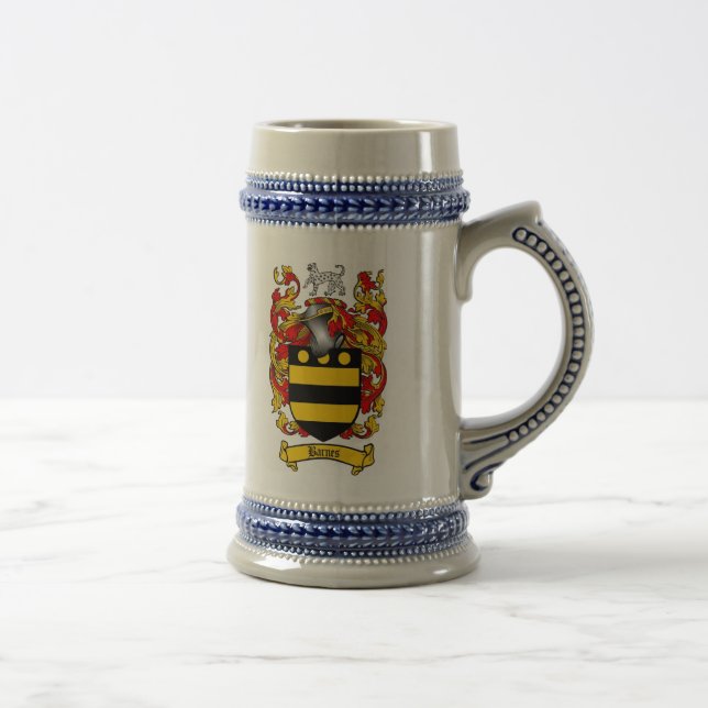Caneca de cerveja da brasão de Barnes/crista (Direita)