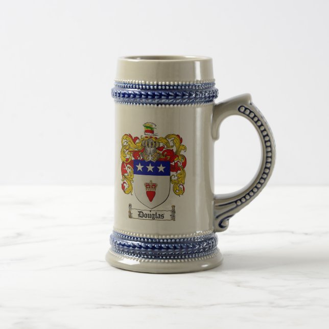 Caneca de cerveja da brasão de Douglas/crista (Direita)
