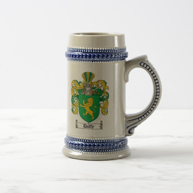 Caneca de cerveja da brasão de Duffy/crista (Direita)