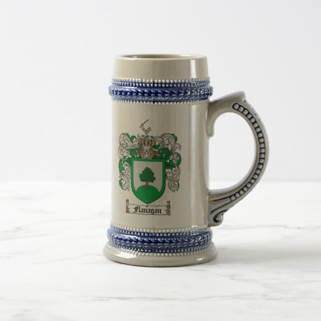 Caneca de cerveja da brasão de Flanagan/caneca de (Direita)