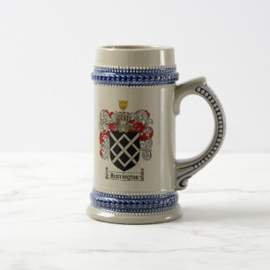 Caneca de cerveja da brasão de Harrington/caneca