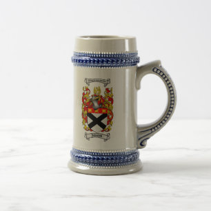 Caneca de cerveja da brasão de Johnston/caneca de