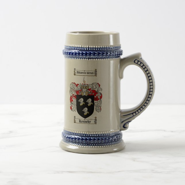 Caneca de cerveja da brasão de Kennedy/caneca de (Direita)